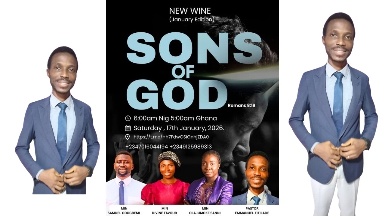 Manifest Sonship: Manifesting the Sons of God | Pastor Emmanuel Ademola Titilade | New Wine 2026