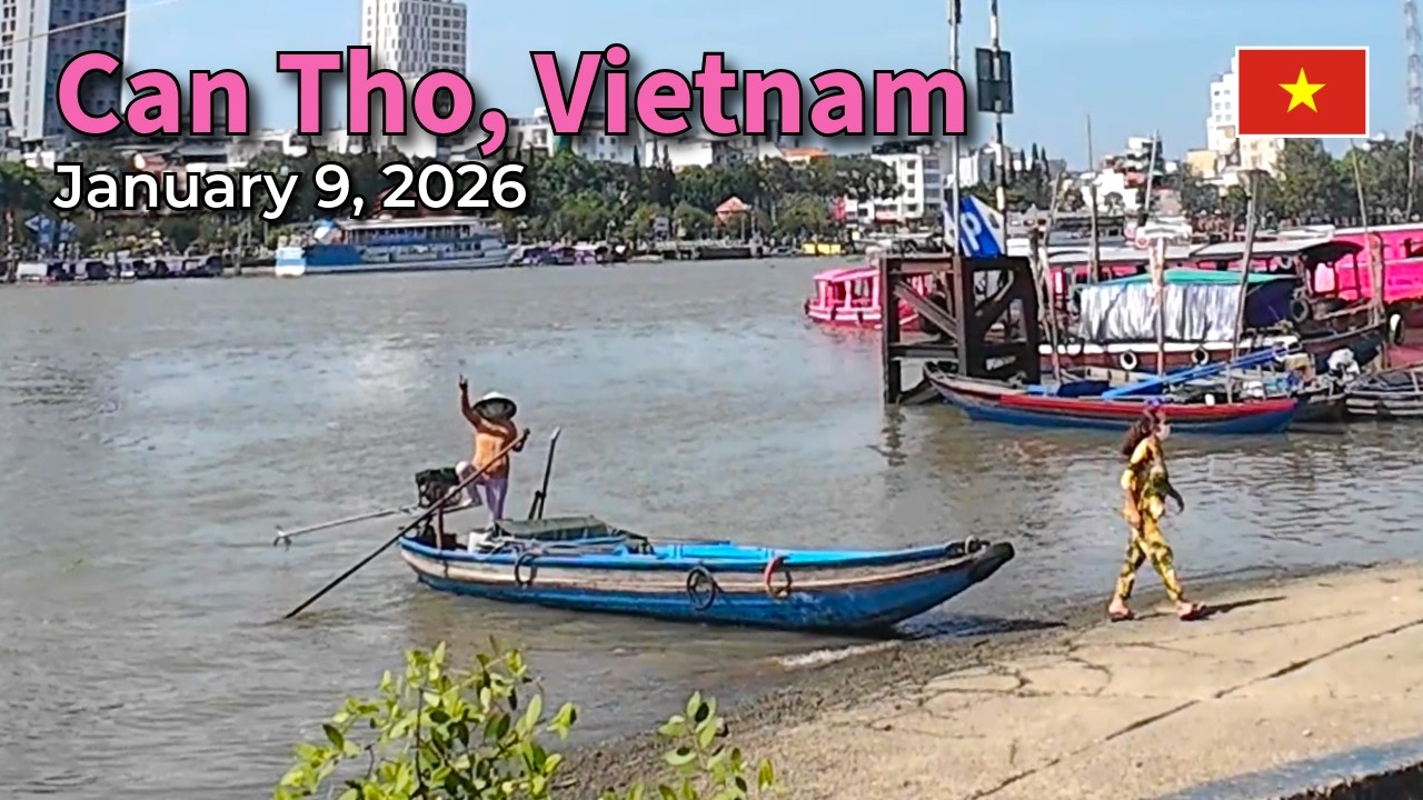 Can Tho, Vietnam - January 9, 2026 [4K/50fps] (88 minutes)