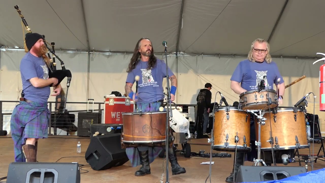 Albannach 1st song Last set of 46th Central Florida Scottish Highland Games 01/14/2024 Didgeridoo