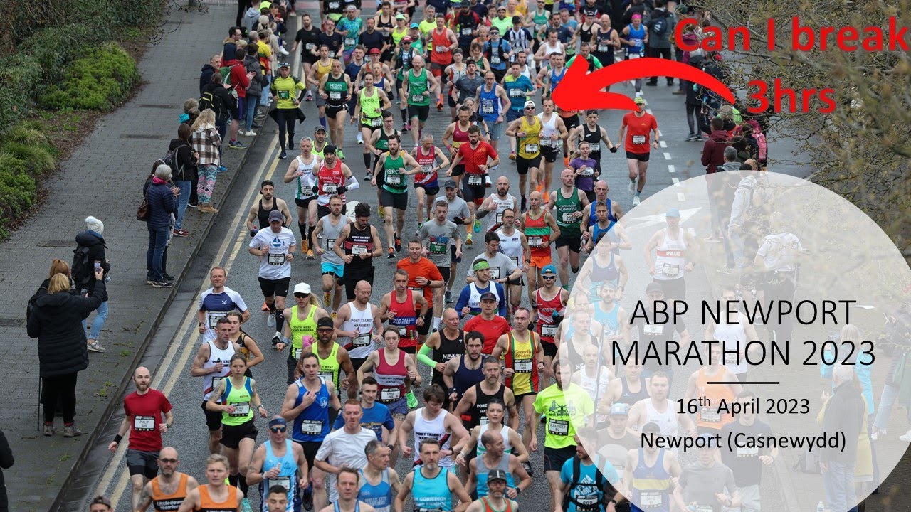Looking to break 3hrs at the Newport Marathon (Marathon Casnewydd, Cymru)
