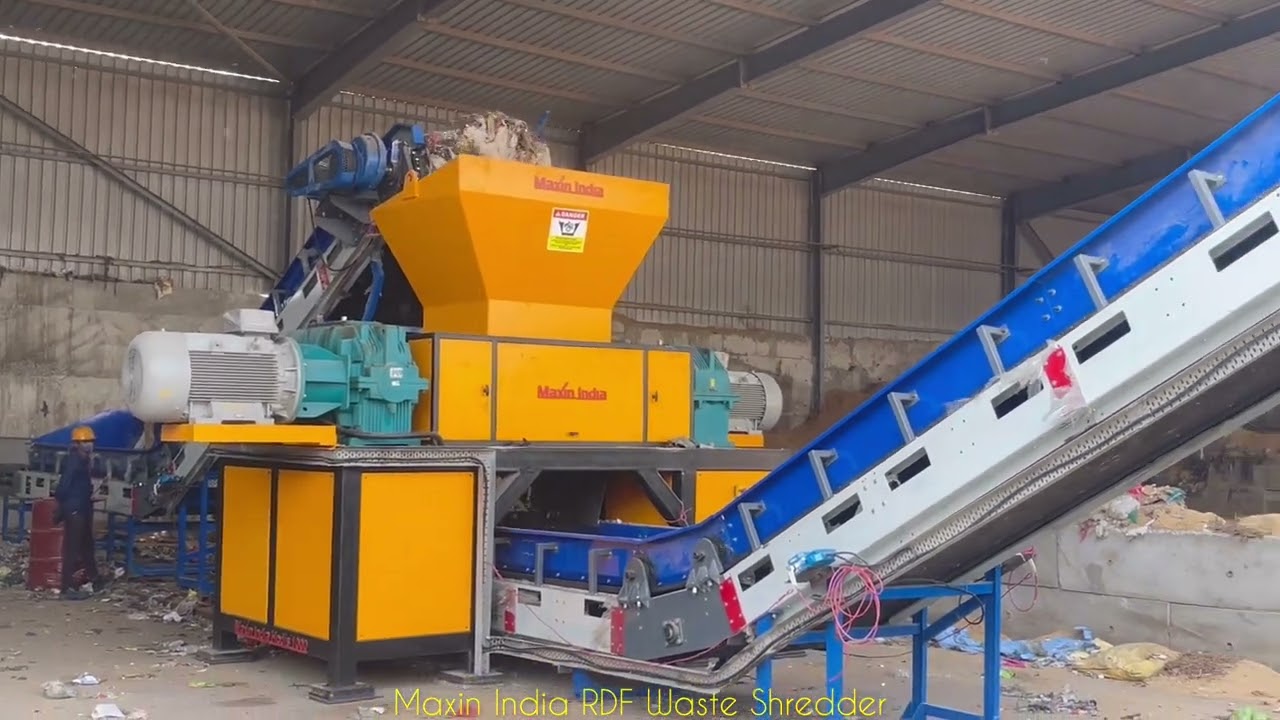 RDF waste shredder, AFR waste shredder, RDF Shredder Machine, 
