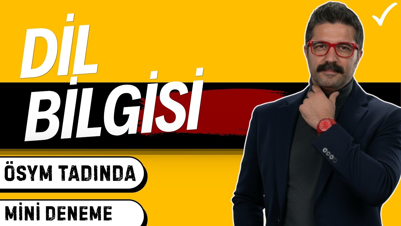 ÖSYM Tadında | Dil Bilgisi | Mini Deneme | RÜŞTÜ HOCA