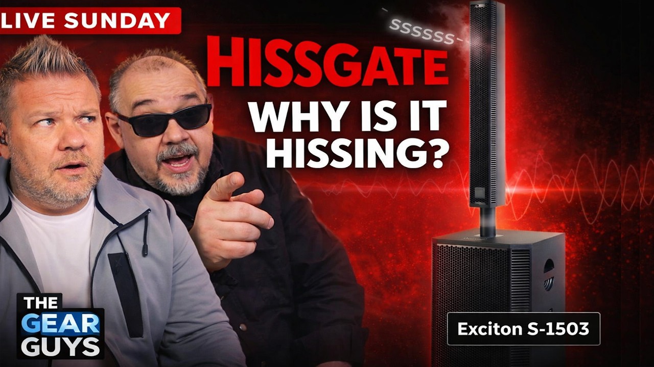 HISSGATE: Is the Exciton S-1503 Supposed to Hiss? (Live Test) — Can We Fix It? – Gear Guys Live