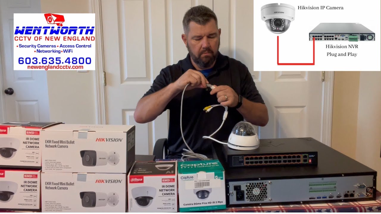Как подключить IP-камеру к сети (Hikvision, Dahua, ONVIF)