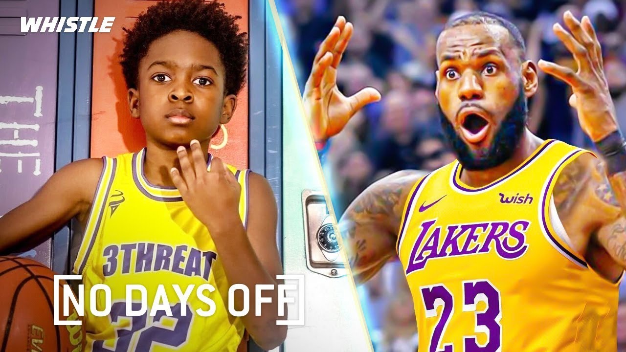 9-Year-Old Hooper Grabbed LEBRON’s Attention! 🤯