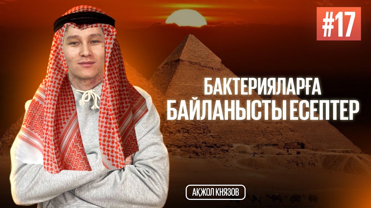 17 БАКТЕРИЯЛАРҒА БАЙЛАНЫСТЫ ЕСЕПТЕР. МАТ САУАТТЫЛЫҚ. АҚЖОЛ КНЯЗОВ