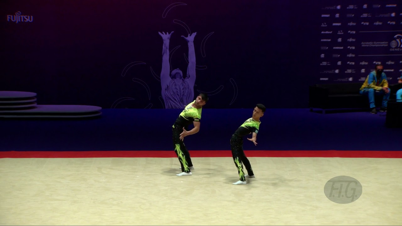 Uzbekistan (UZB) - 2021 Acrobatic Worlds, Geneva (SUI) Combined  Men's Pair