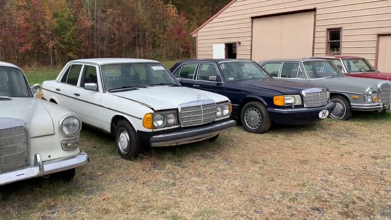 Different body styles Mercedes-Benz classics W114 W108 W126 W123 W110 W120 W111