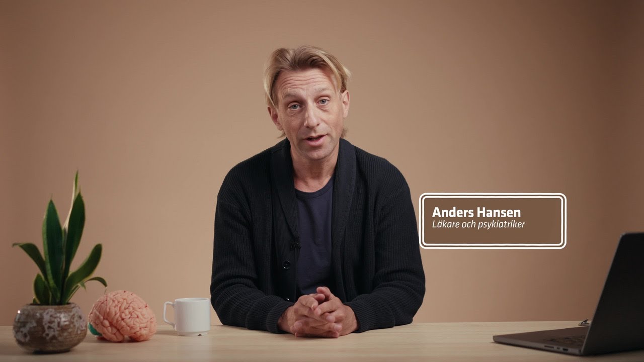 Anders Hansen pratar om hur hjärnan påverkas av skärmar och hur man ska tänka kring det