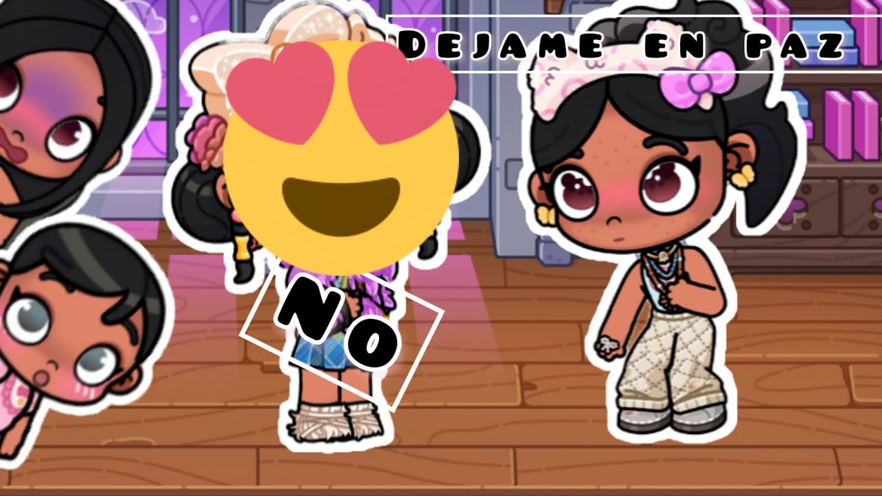 Mis hijas me hacen  volver loca pero llega mi peor enemiga la ex de mi nv😱😱 AVATARWORLD( parte1)