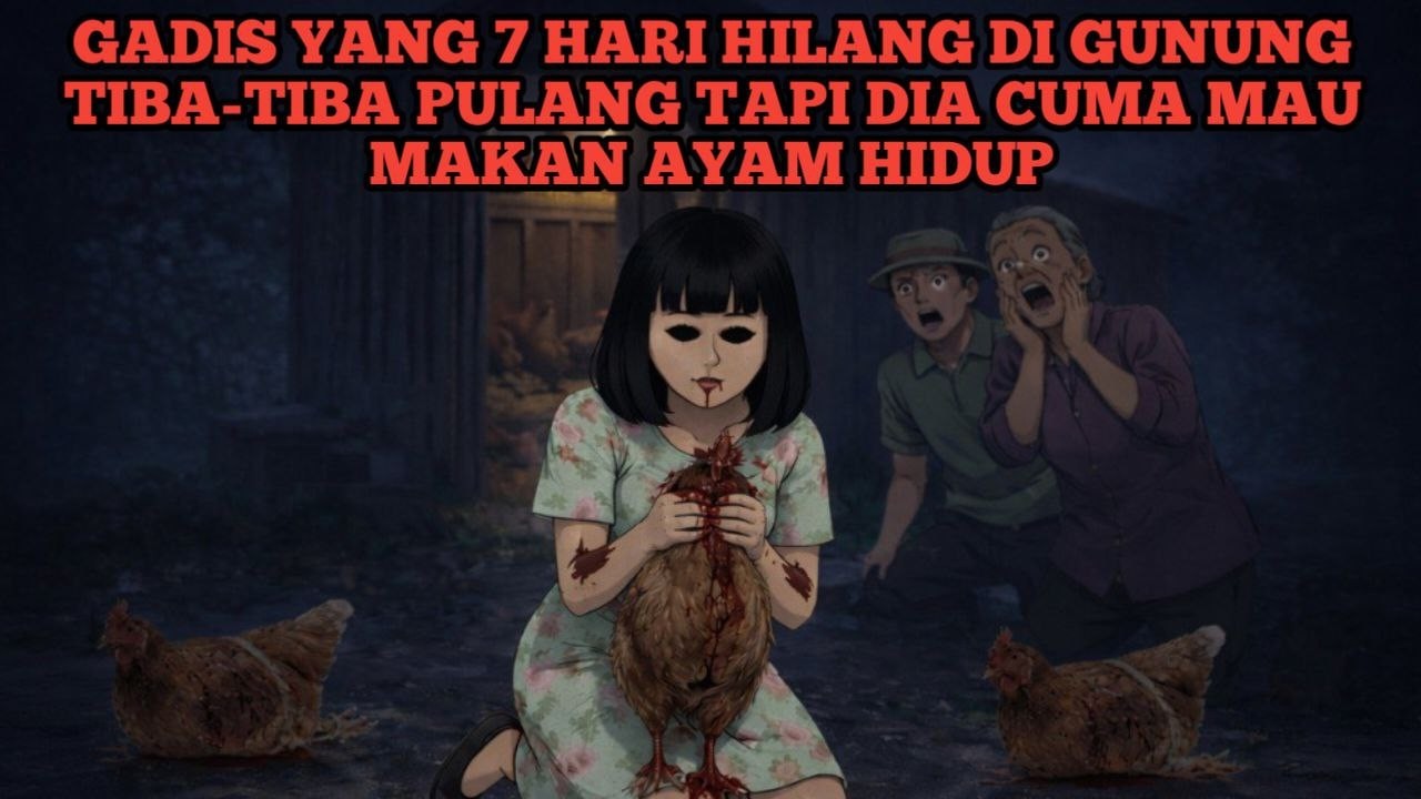 GADIS YANG 7 HARI HILANG DI GUNUNG TIBA-TIBA PULANG TAPI DIA CUMA MAU MAKAN AYAM HIDUP