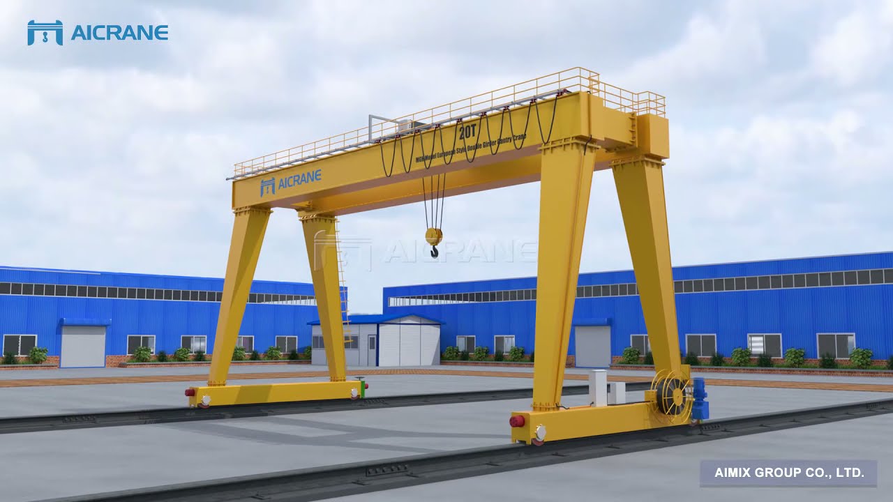 European standard double girder gantry crane
