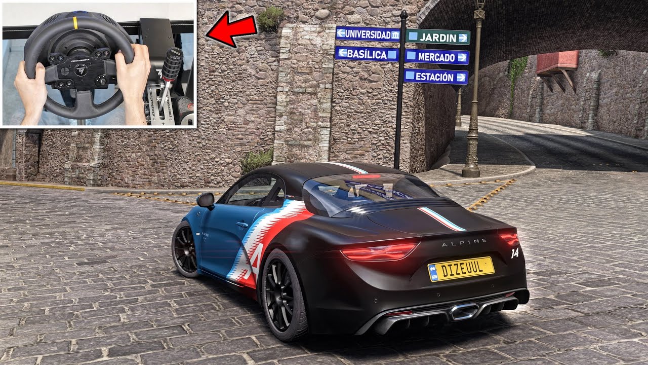 Alpine A110 - Forza Horizon 5 | Steering Wheel Gameplay