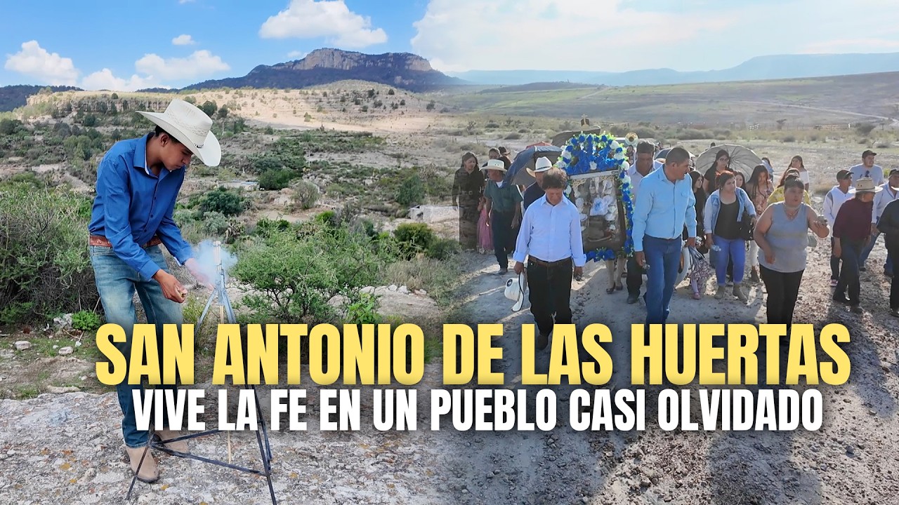 Aunque casi despoblado... San Antonio de Las Huertas sigue festejando con fe 🙏🎺