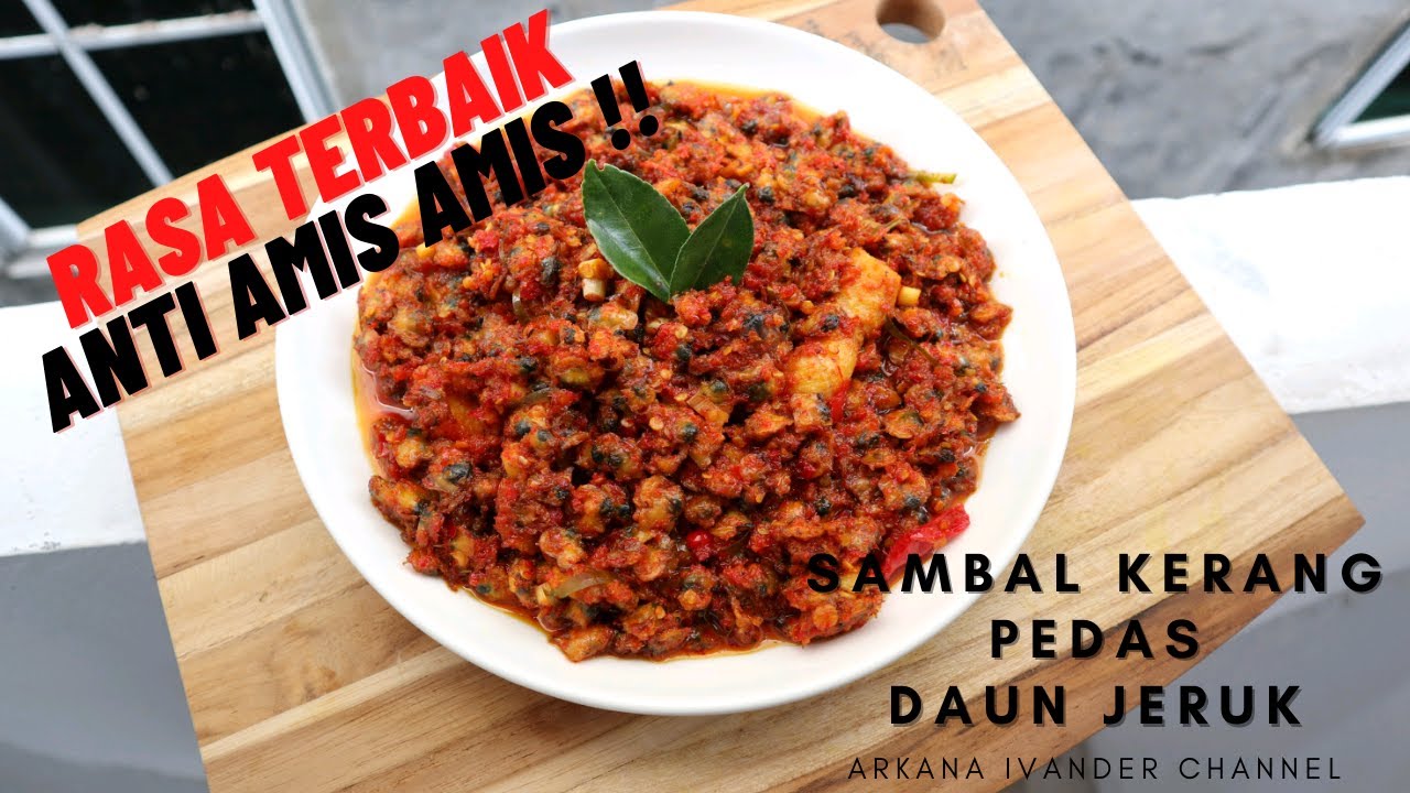 RESEP SAMBAL KERANG PEDAS DAUN JERUK , SUMPAHHHHHH ENAKK PAKE BANGET !!