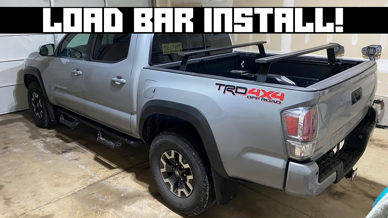 Установка передних направляющих грузовых балок на Tacoma TRD OFFROAD 2020 года выпуска