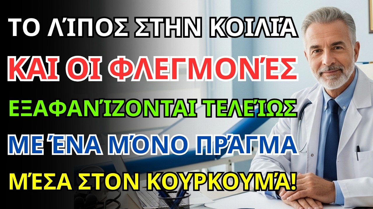 διώξτε κάθε φλεγμονή και ασθένεια με κουρκουμά! το μυστικό γιατρού για να φτάσετε τα 100.
