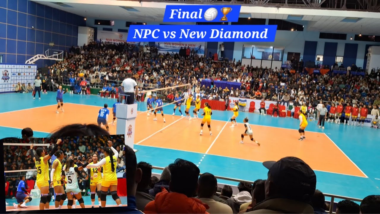 Final Match🏆 NPC vs New Diamond || NVA Cup Final Match Kathmandu🏐🇳🇵
