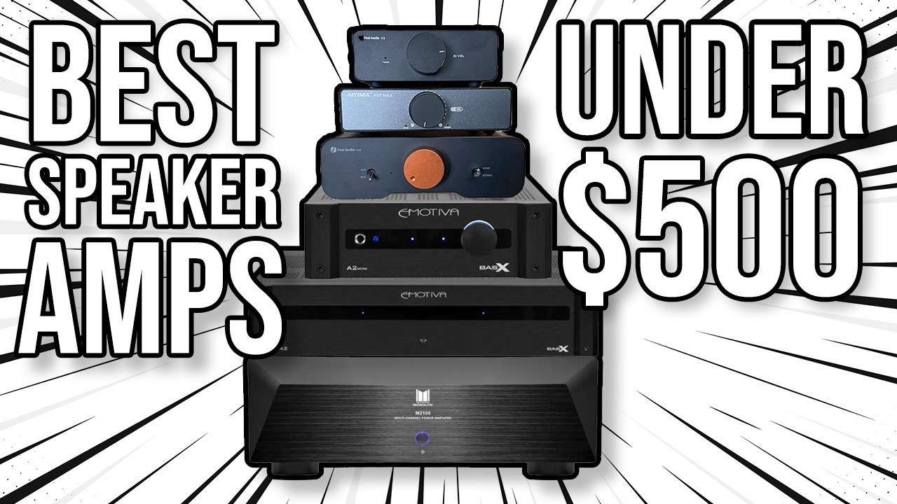 Best Speaker Amps Under $500 from Cheapest to Most Expensive