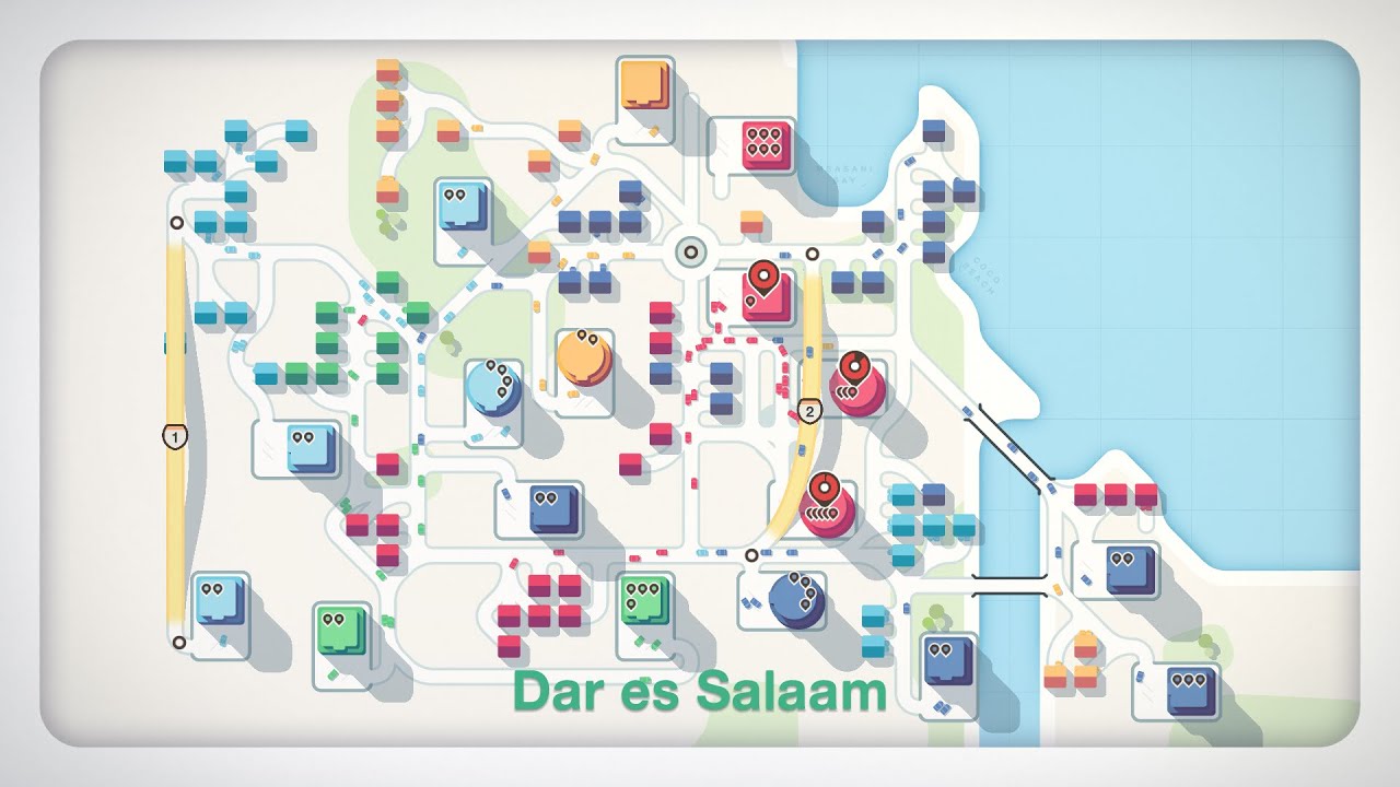 Mini Motorways | Dar es Salaam | NO COMMENTARY