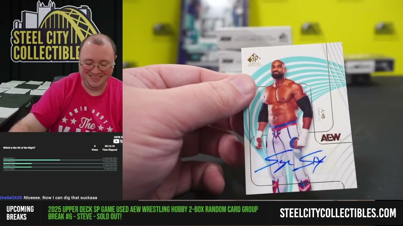 2025 Upper Deck SP Signature Edition AEW Hobby 10-Box Case Pick Your Wrestler(s) Group Break #2