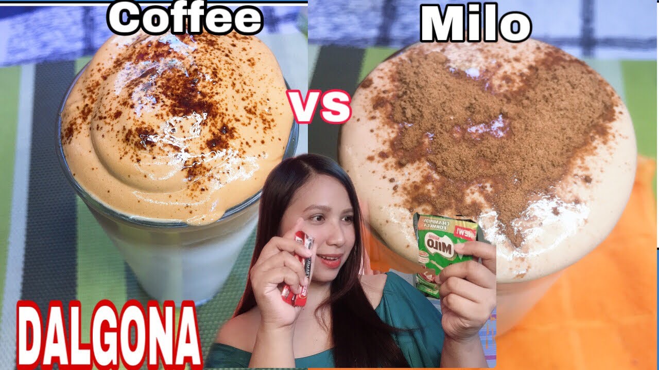 DALGONA Coffee o MILO?! Sino Talagang Mas Masarap sa TikTok Trending Challenge? | Lee's Kit-Chen 