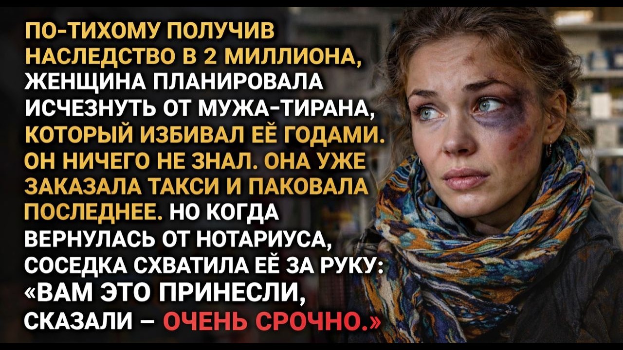 Женщина получила наследство и собиралась уйти от мужа, но письмо от соседки всё изменило.