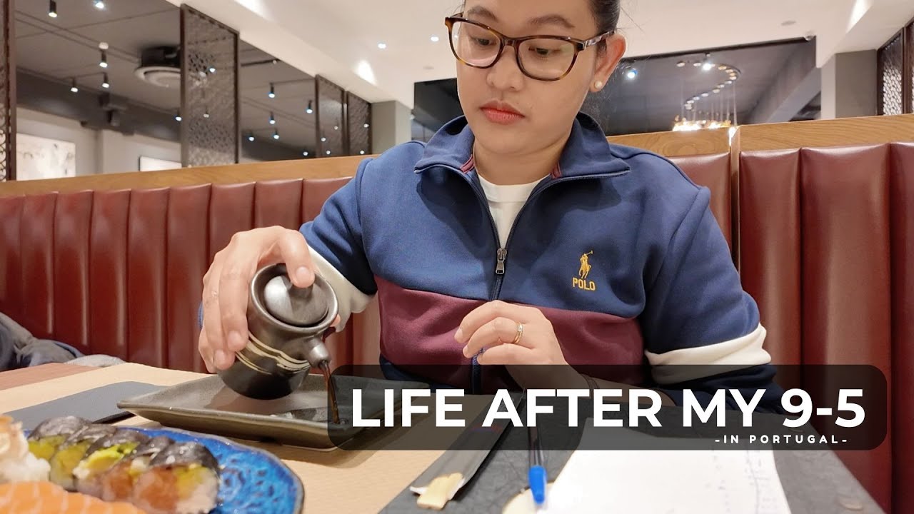 Day in my Life After My 9-5: Food, chill, mini shopping+ grocery| Pinay in Portugal