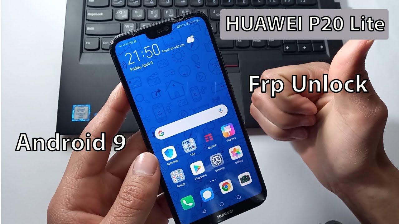 Huawei P20 Lite (ANE-LX1)Android 9 FRP/Google Lock Bypass Without PC/ تجاوز البريد الالكتروني بعد...