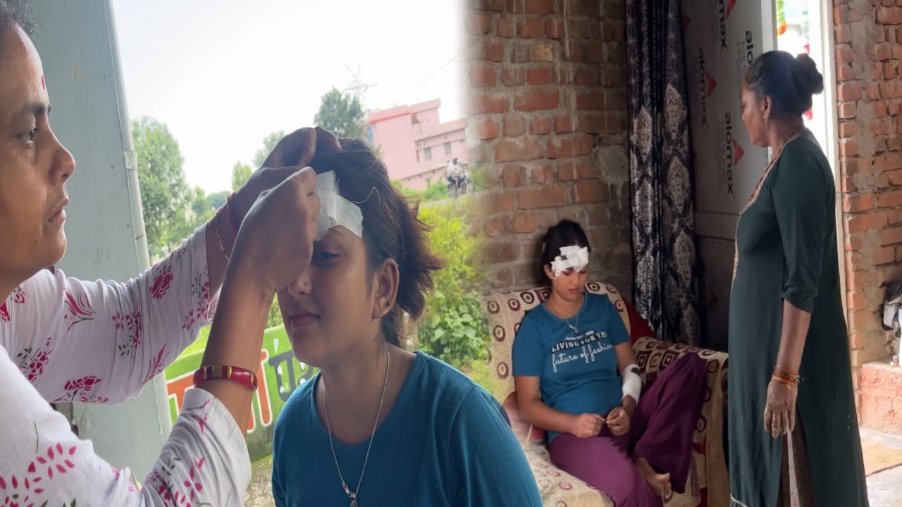 // mera huaa accident ghar mai sab huye pareshan 🥺 // #Riyaruhivlog // ￼