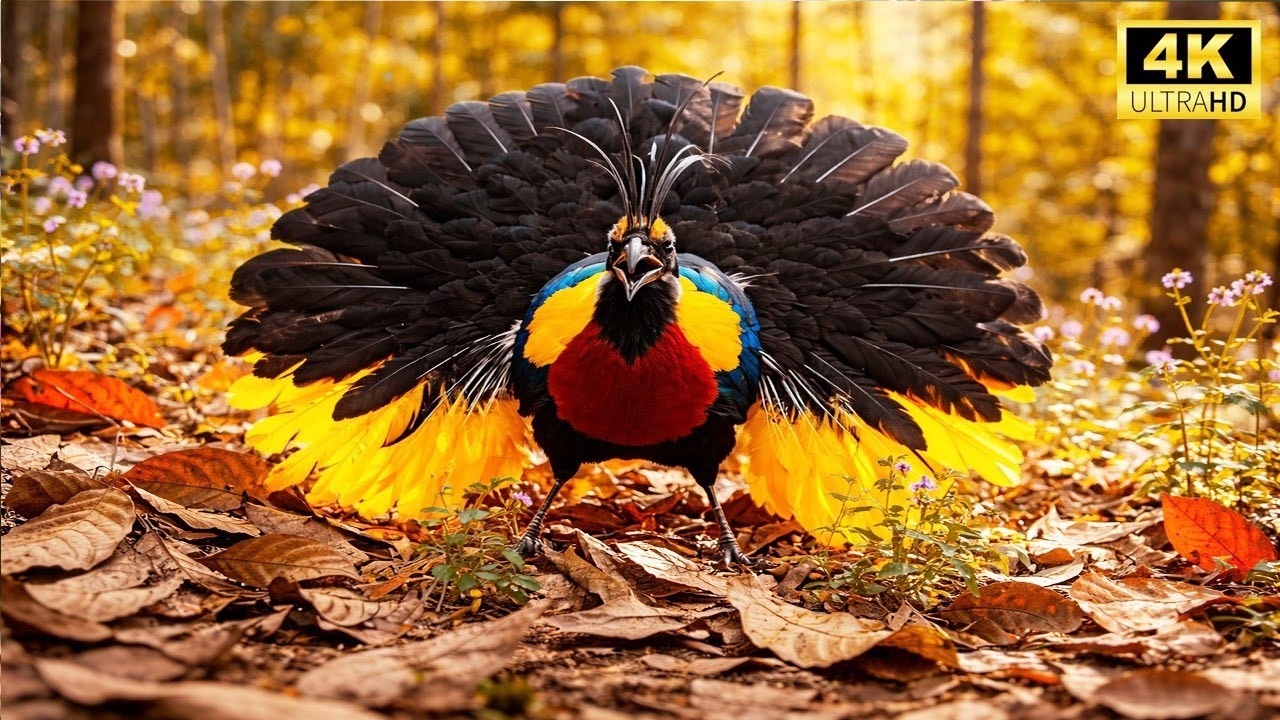 🦜🌺 Nature’s Jewels 100 Most Colorful & Rare Birds on Earth  Exotic Birdsong 4K ASMR 🎵✨