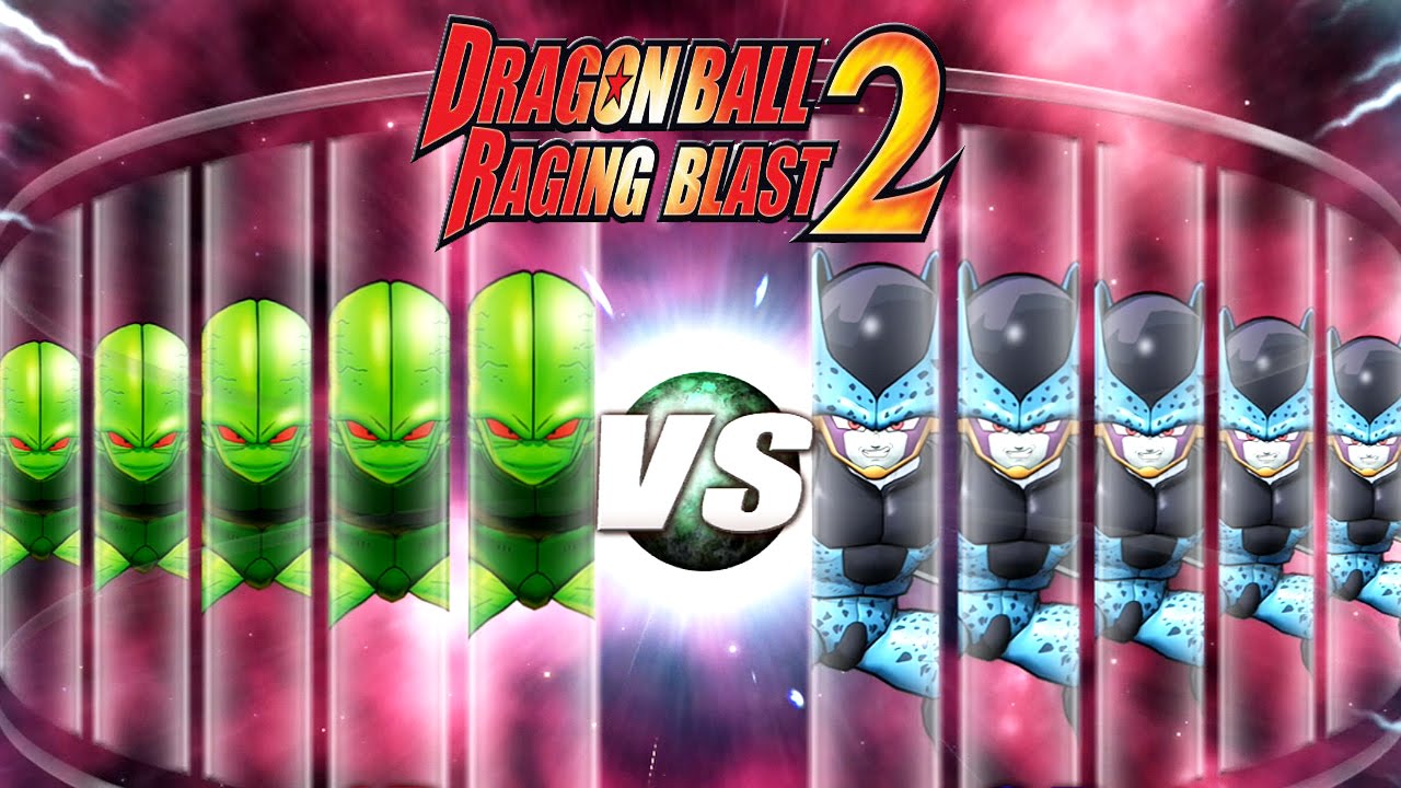 Dragon Ball Z Raging Blast 2 - TEAM SAIBAMEN VS TEAM CELL JR ! (What If Battle)