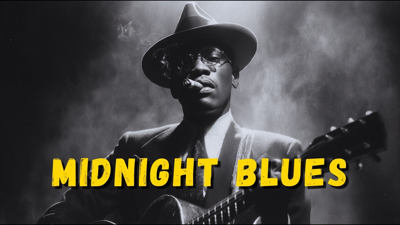 Midnight Gentleman – Slow Chicago Blues with Deep Vocals 1 Hour