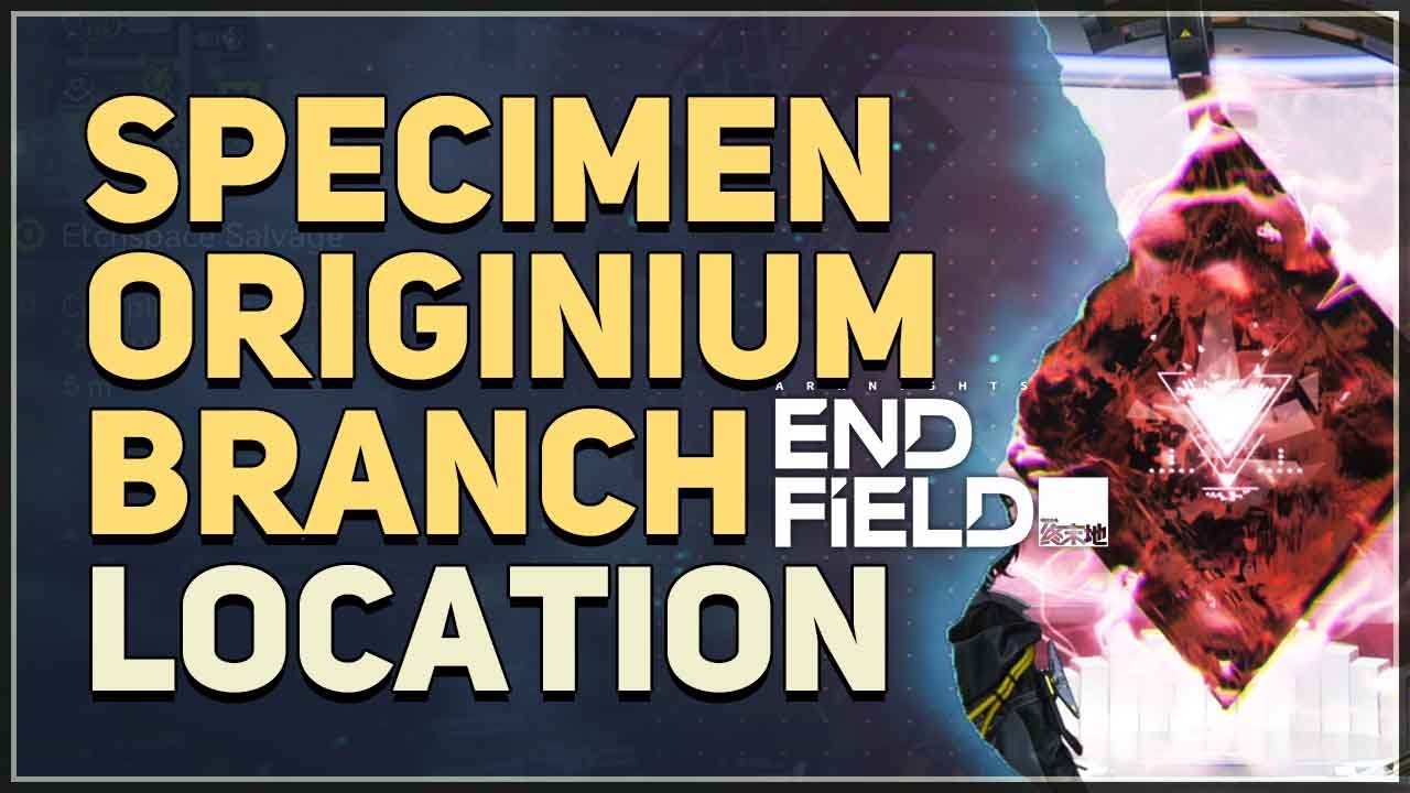 Specimen Originium Branch Location Arknights Endfield