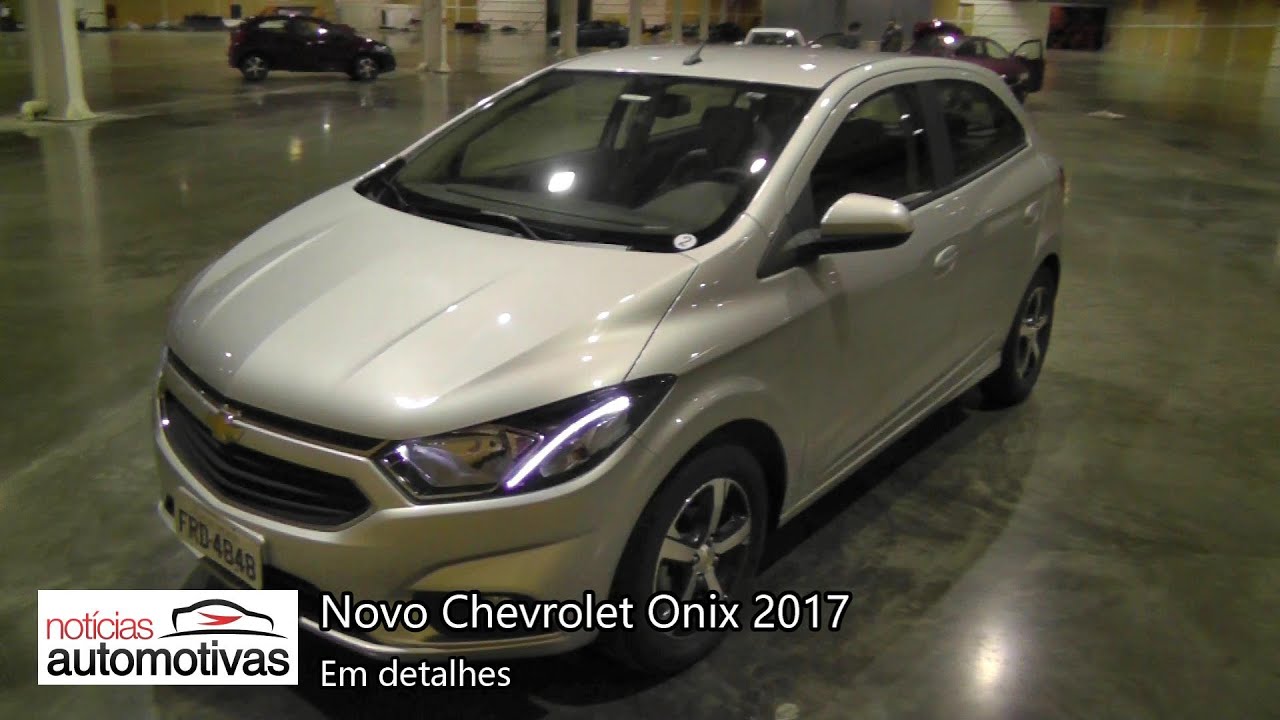 Novo Chevrolet Onix 2017 - Detalhes - NoticiasAutomotivas.com.br