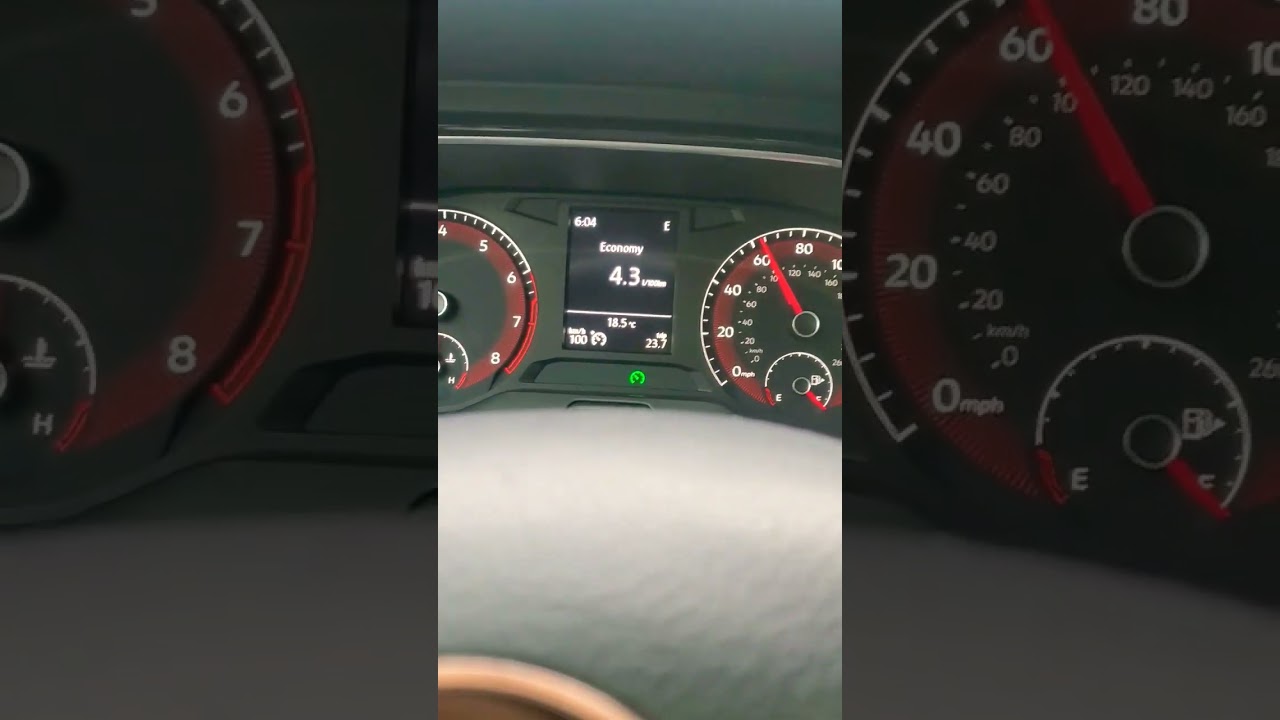 VW Jetta 2019 1.4T расход на круизе  100км/ч