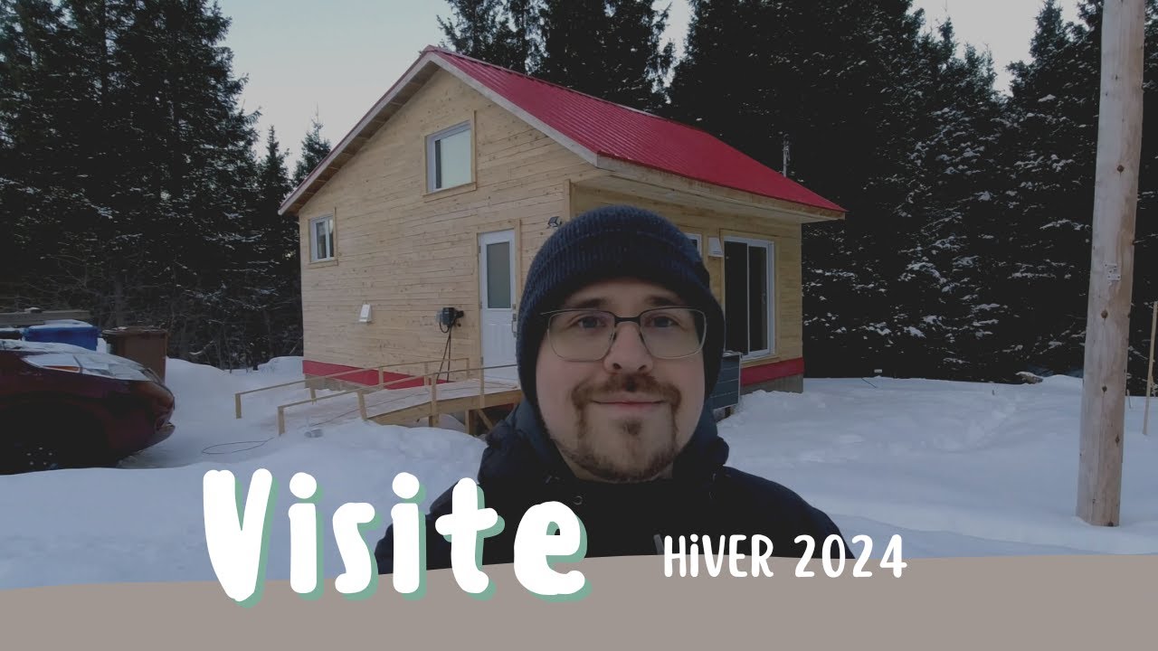 Visite de la petite maison résiliente - hiver 2024