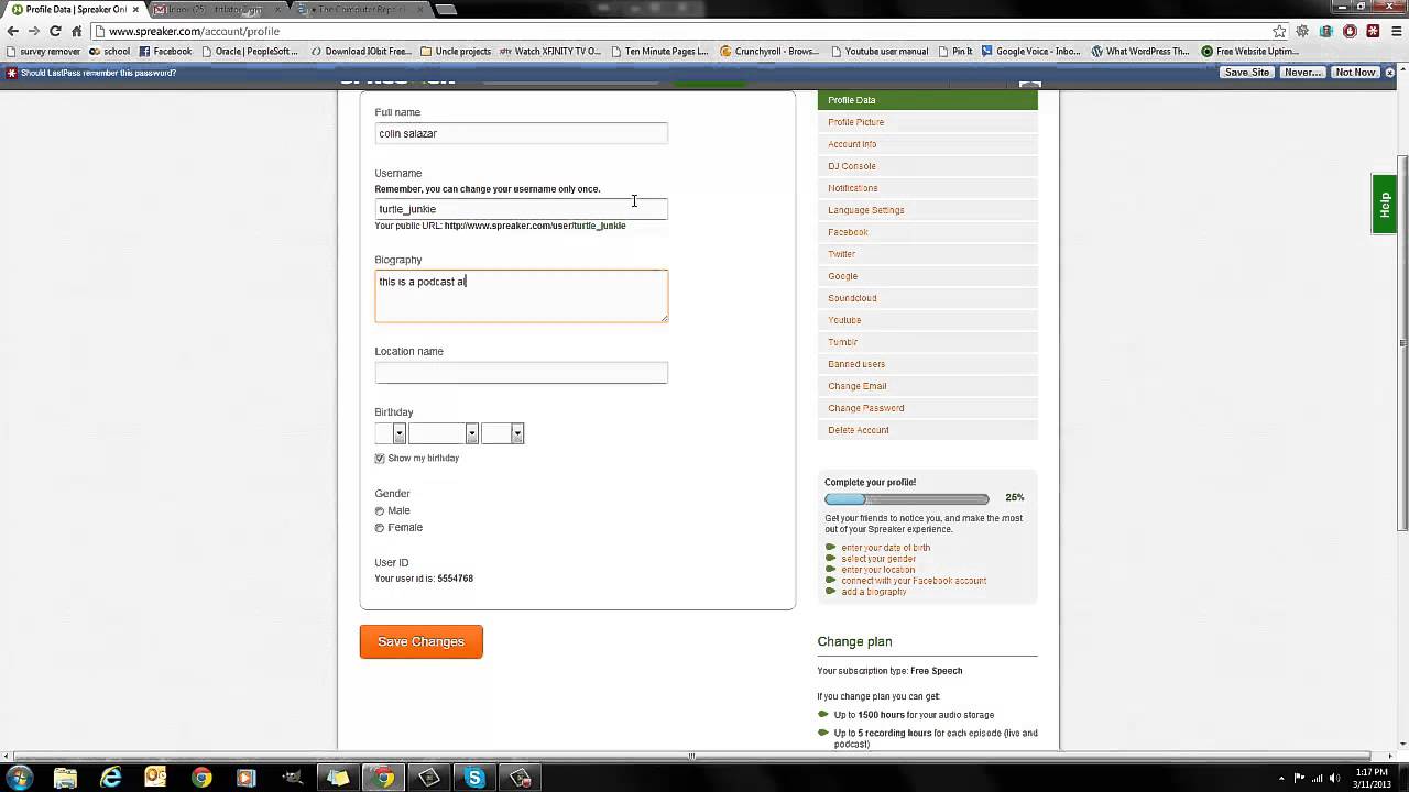 Учебное пособие по Spreaker