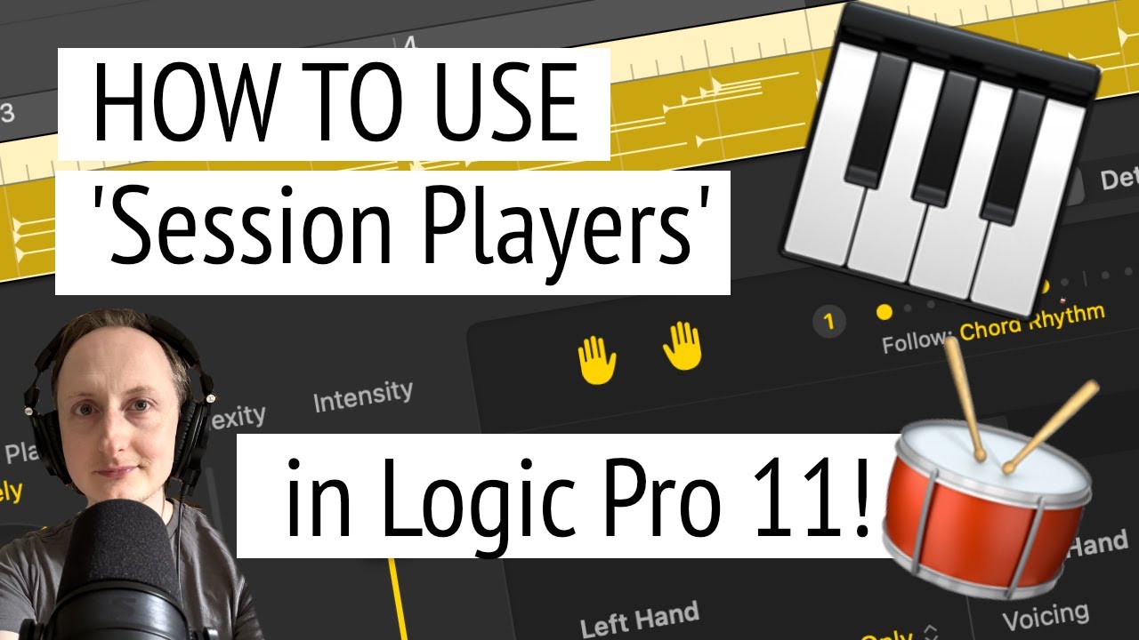 How to use the new Session Players in Logic Pro 11!