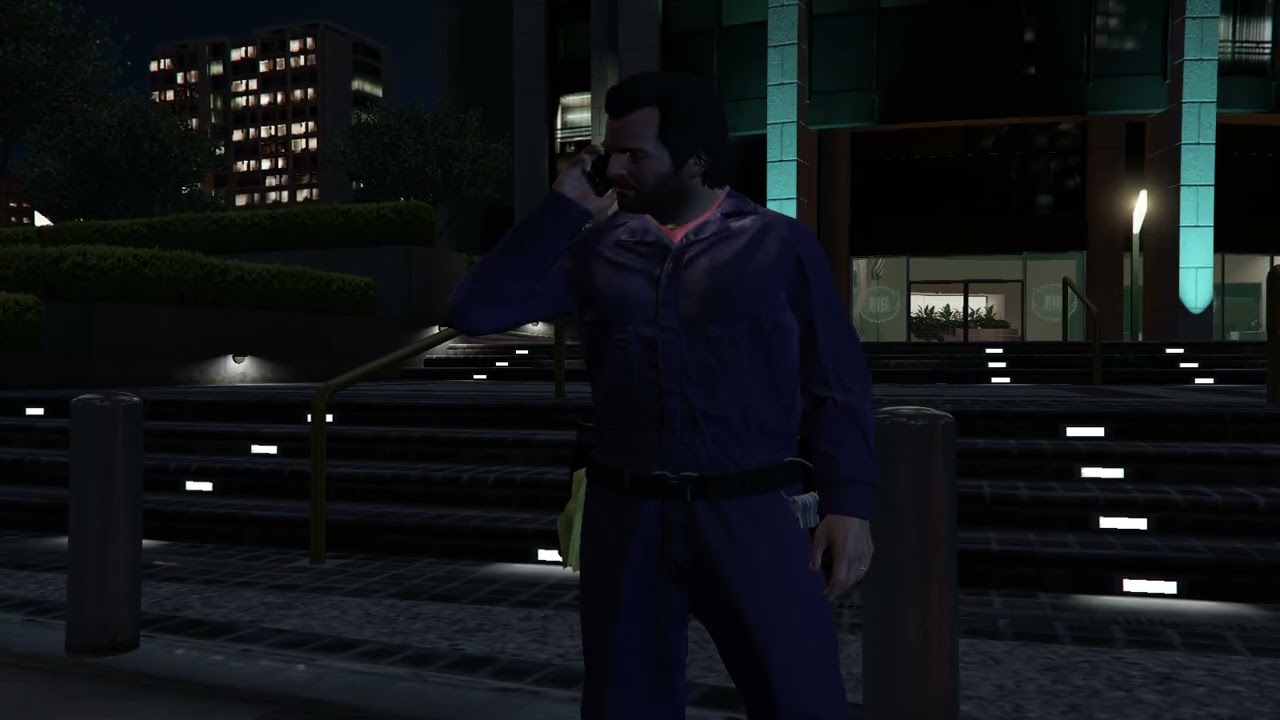 Grand Theft Auto V-Налет на бюро-Пожарные.