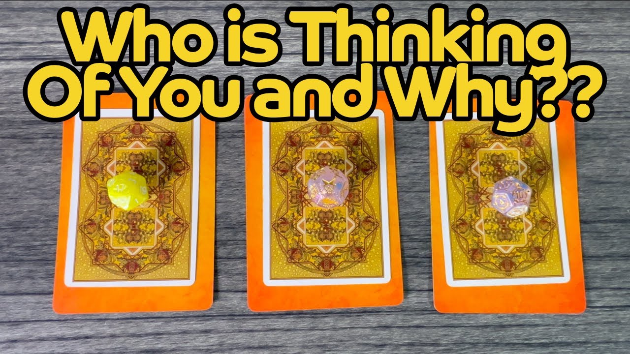 Who’s Secretly Thinking About You (and Why?) 👀 Tarot Pick-a-Card