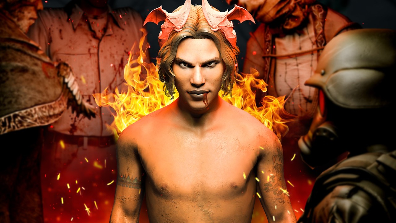 27 минут погонь за выжившими в пожаре в DBD