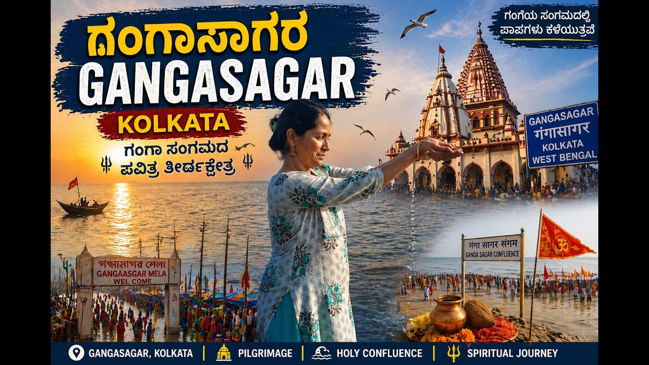 Ganga Sagar | ಗಂಗಾ ನದಿಯ ಅಂತಿಮ ಗಮ್ಯಸ್ಥಾನ | Budget Tour Plan |