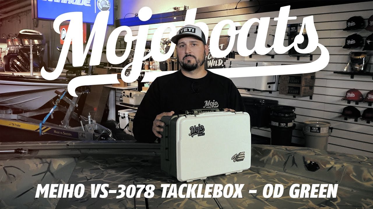 Mojoboats - Meiho VS-3078 Tacklebox - OD Green