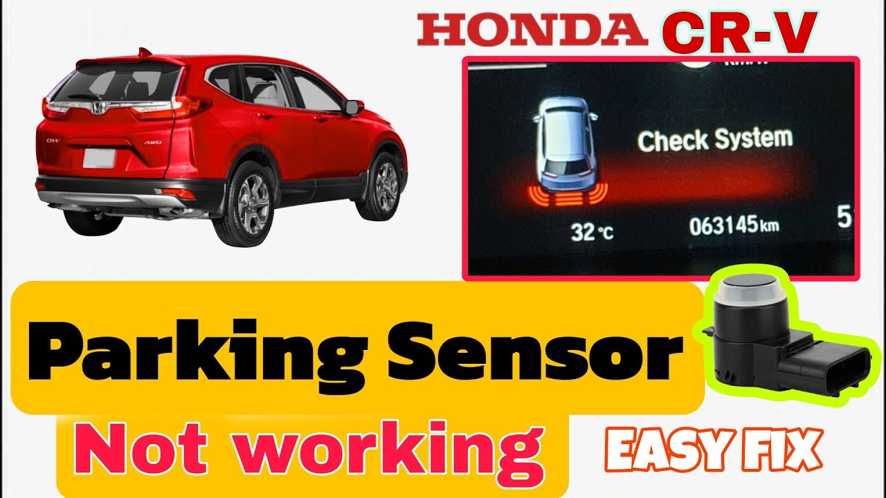 Датчик парковки Honda CRV не работает, простое решение.