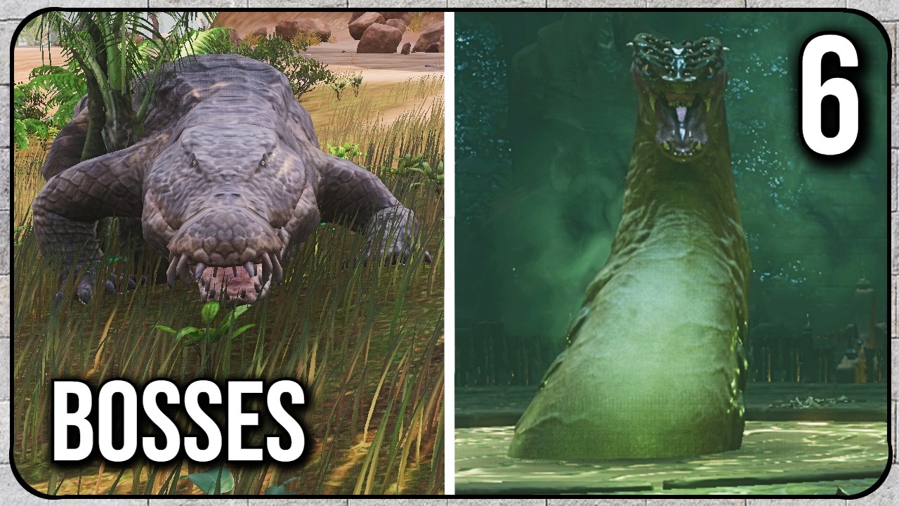 EP6. Fighting World Bosses & Dungeon Bosses in Conan Exiles