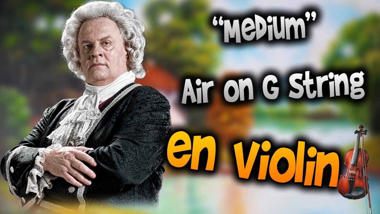 J.S. Bach - Air on G String en Violín|How to Play,Tutorial,Tab,sheet music,Como Tocar|Manukesman