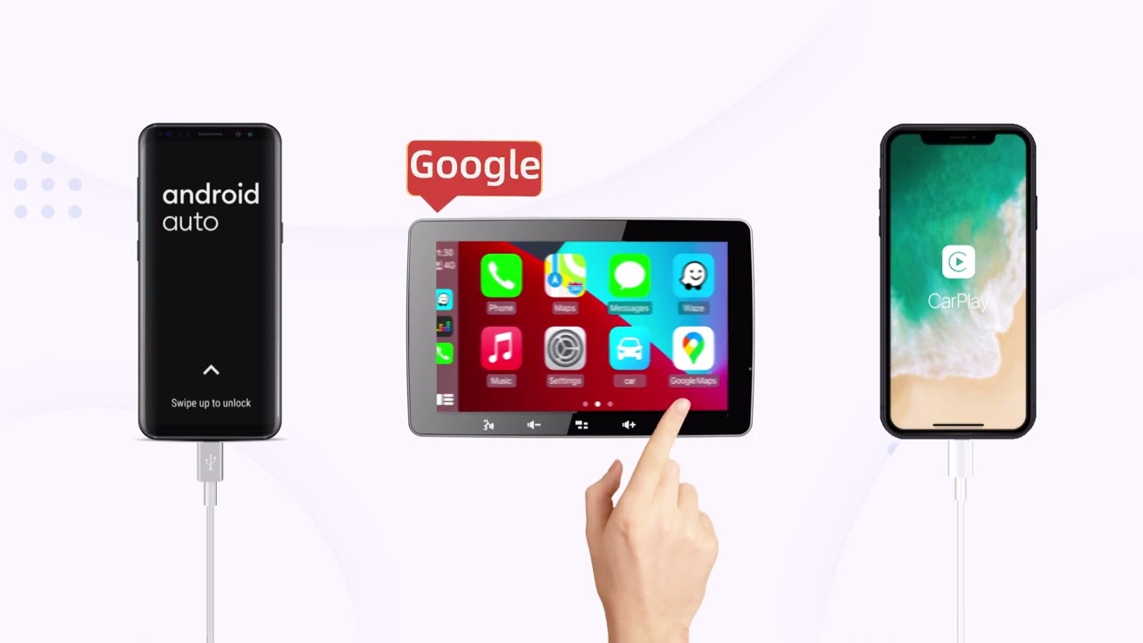 RADIO SAMOCHODOWE VORDON HT-945 ANDROID AUTO CAR PLAY