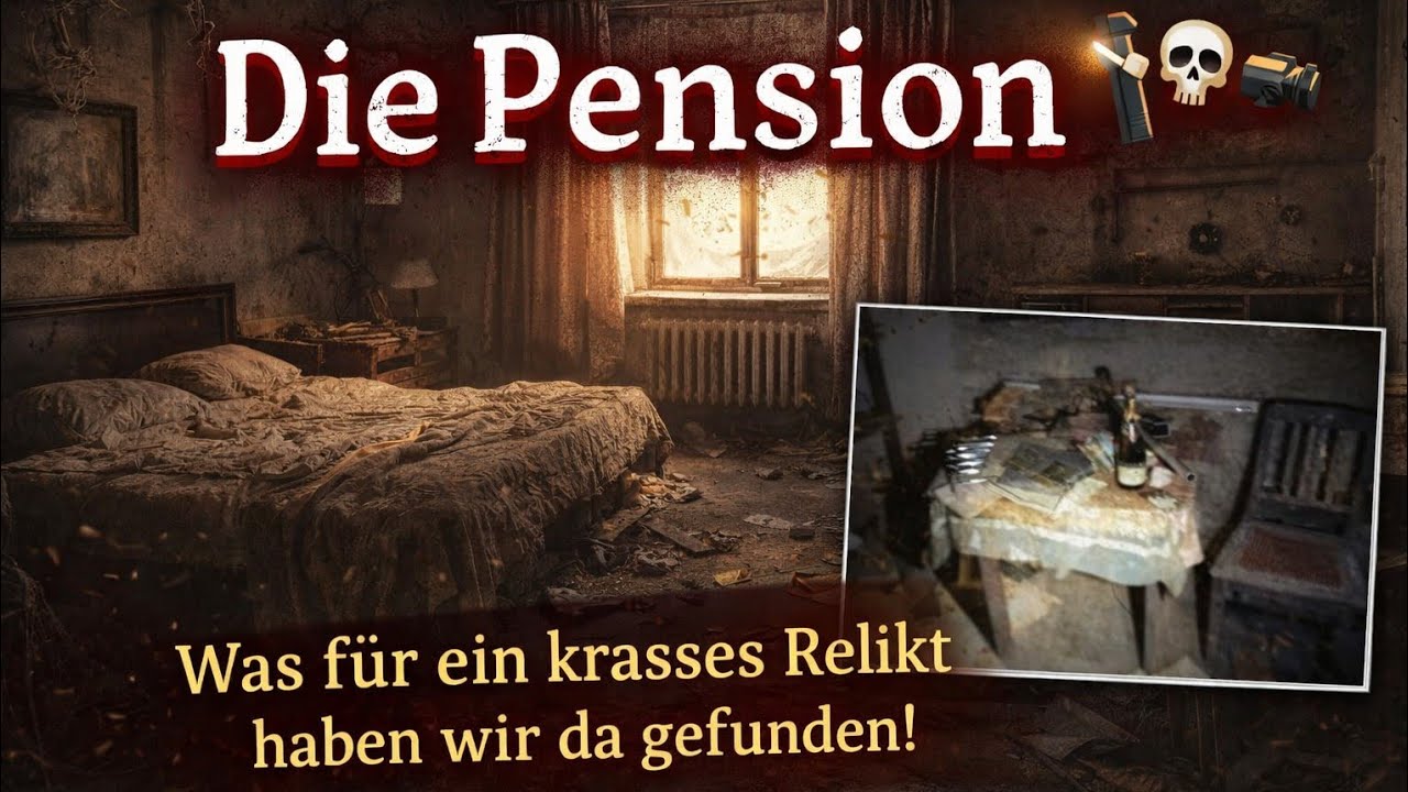 Lost Place /Die Pension🛄🛏/So viele Relikte hab ich noch nicht gesehen🤯/Sh***t der Eismann kommt !!!😦