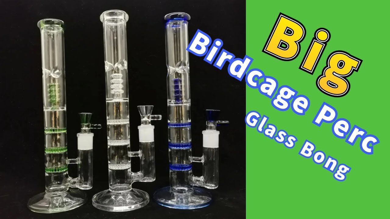 Birdcage Perc Dab Rig Big Triple Comb Oil Rigs Straight Tube Glass Bongs ShareBongs Product Review